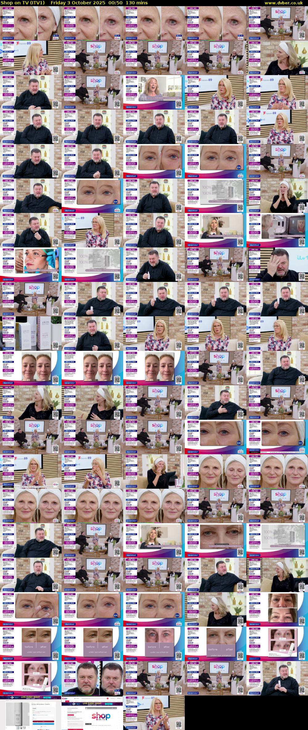 Shop on TV (ITV1) Friday 3 October 2025 00:50 - 03:00