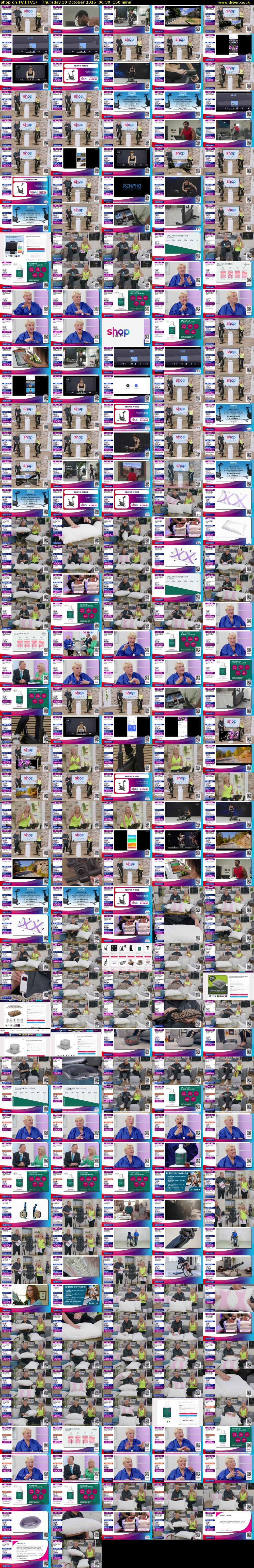 Shop on TV (ITV1) Thursday 30 October 2025 00:30 - 03:00