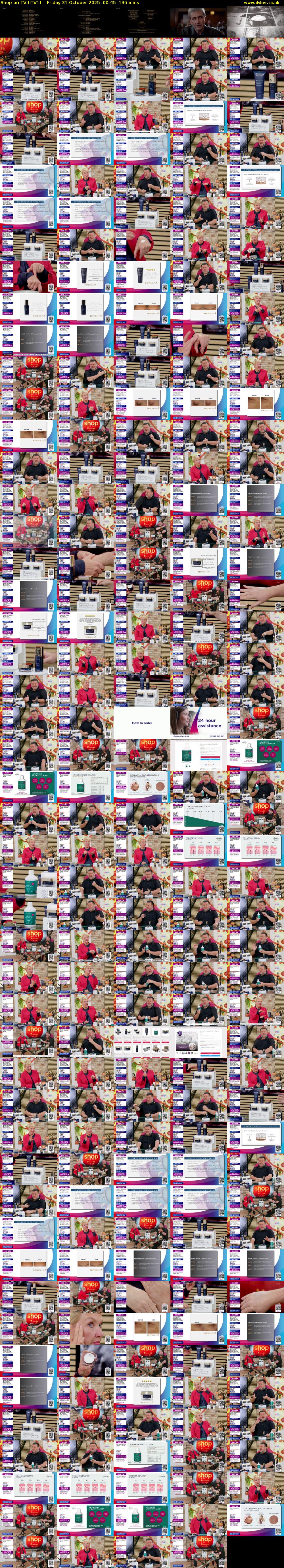 Shop on TV (ITV1) Friday 31 October 2025 00:45 - 03:00