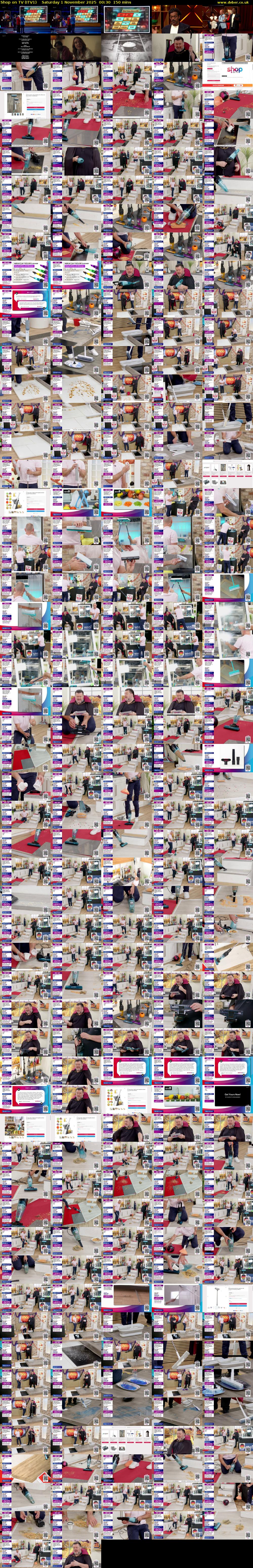 Shop on TV (ITV1) Saturday 1 November 2025 00:30 - 03:00