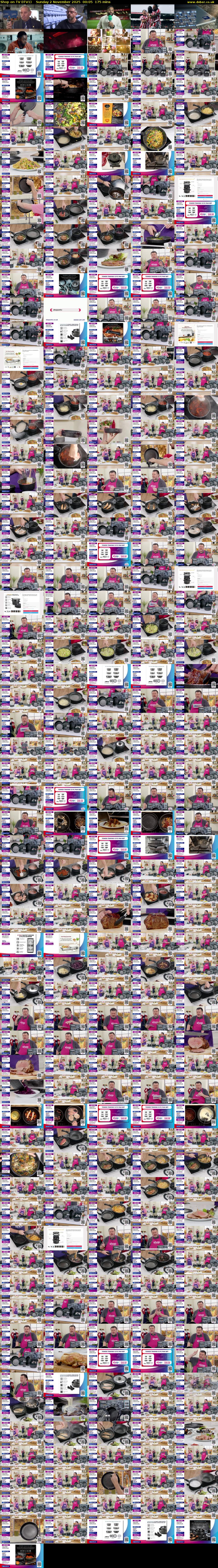 Shop on TV (ITV1) Sunday 2 November 2025 00:05 - 03:00