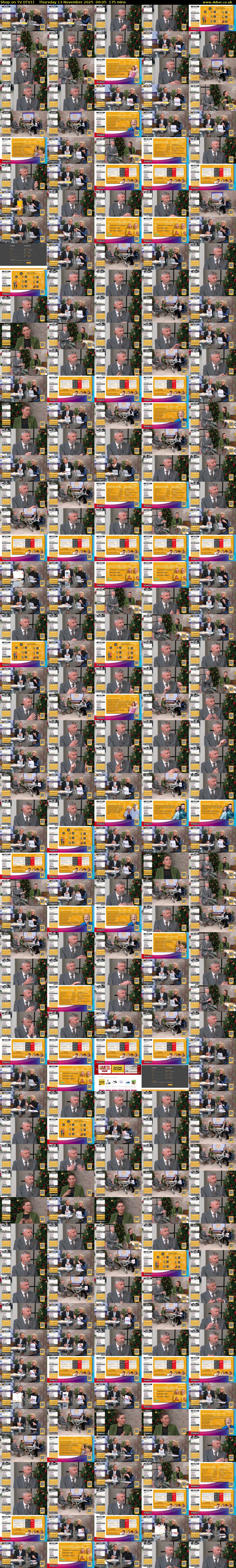 Shop on TV (ITV1) Thursday 13 November 2025 00:05 - 03:00