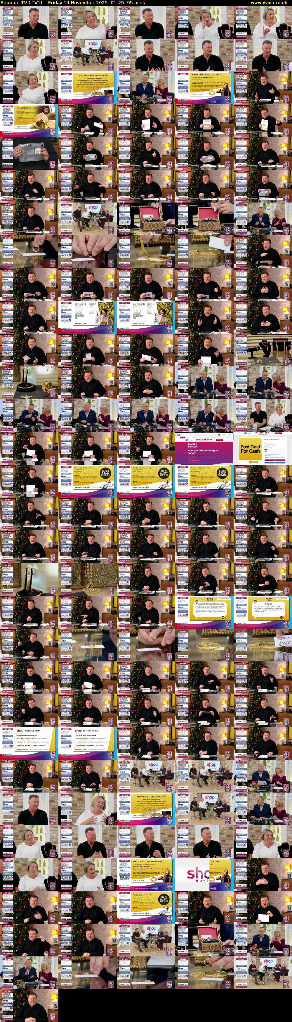 Shop on TV (ITV1) Friday 14 November 2025 01:25 - 03:00