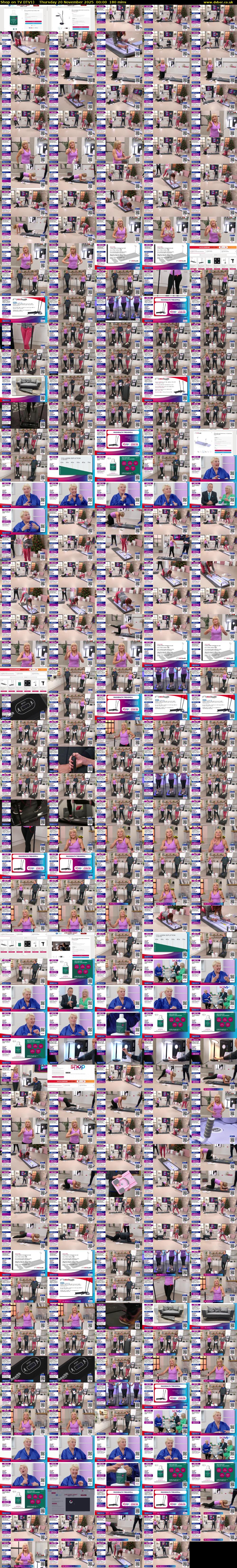 Shop on TV (ITV1) Thursday 20 November 2025 00:00 - 03:00