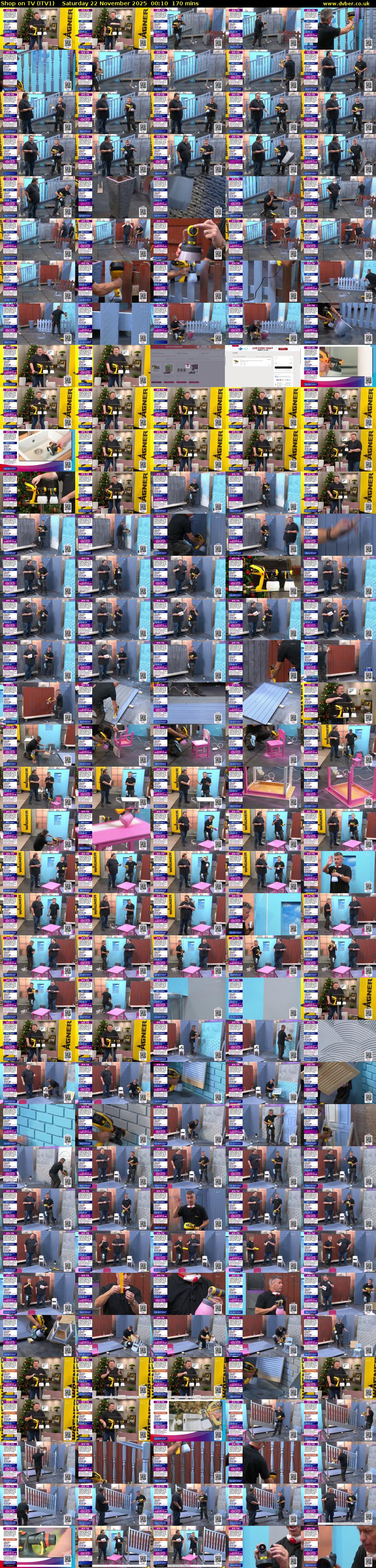 Shop on TV (ITV1) Saturday 22 November 2025 00:10 - 03:00