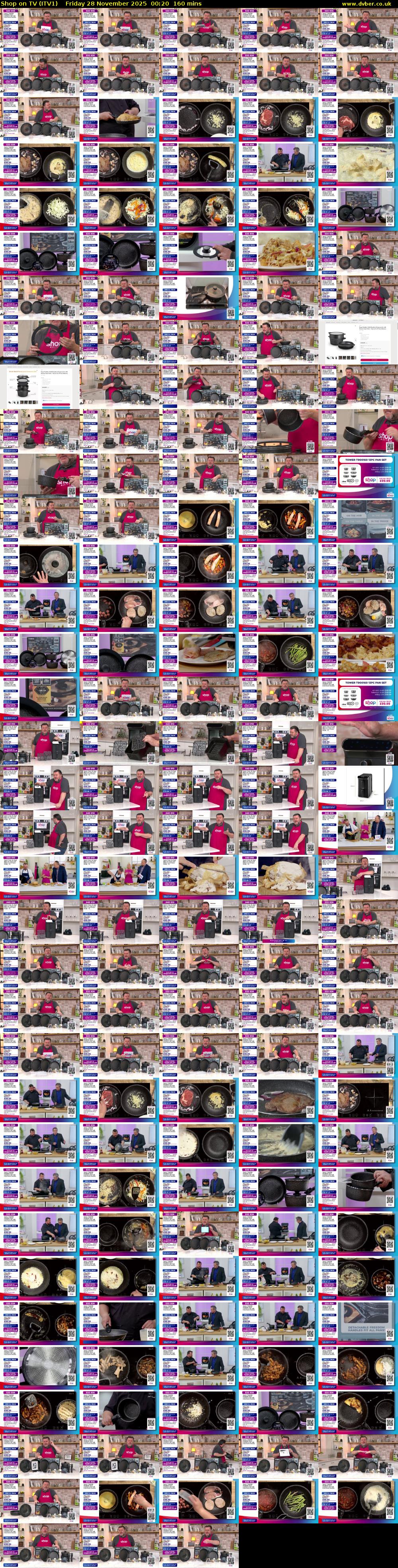 Shop on TV (ITV1) Friday 28 November 2025 00:20 - 03:00