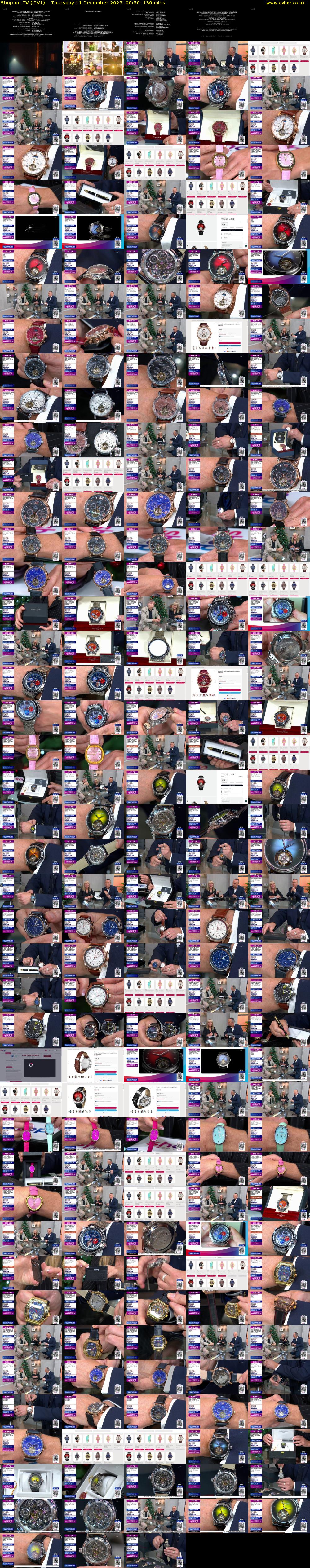 Shop on TV (ITV1) Thursday 11 December 2025 00:50 - 03:00