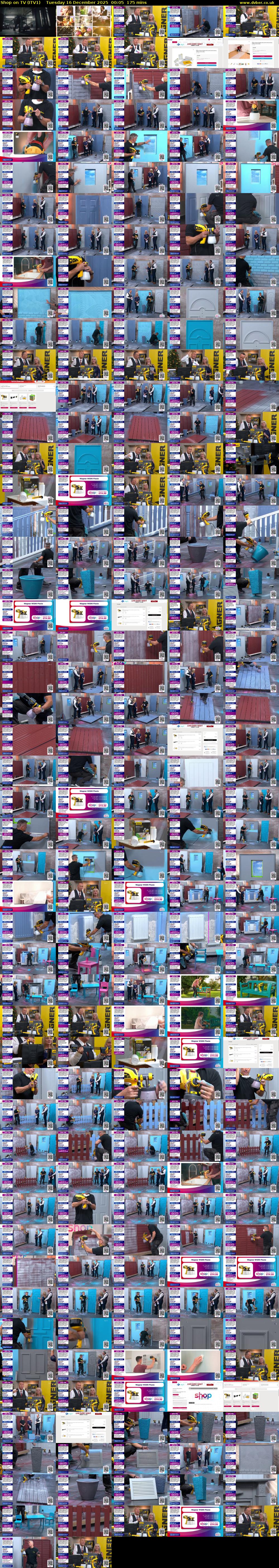 Shop on TV (ITV1) Tuesday 16 December 2025 00:05 - 03:00