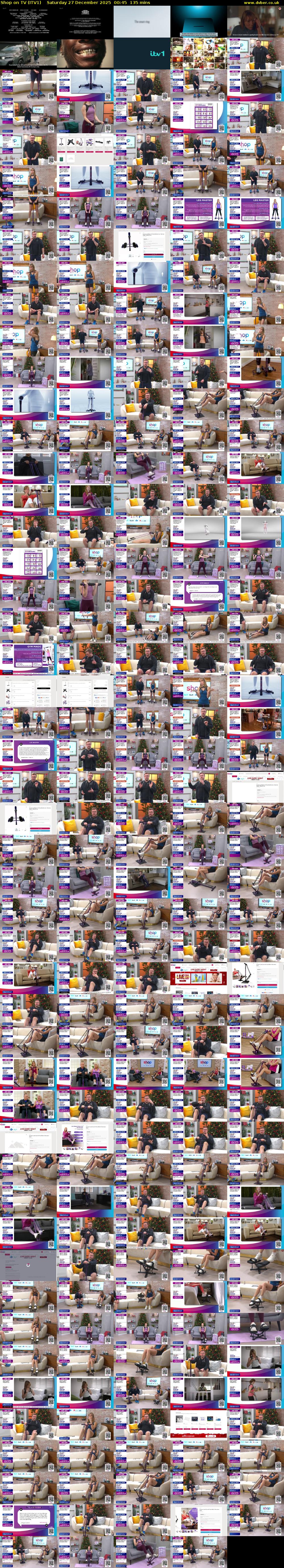 Shop on TV (ITV1) Saturday 27 December 2025 00:45 - 03:00