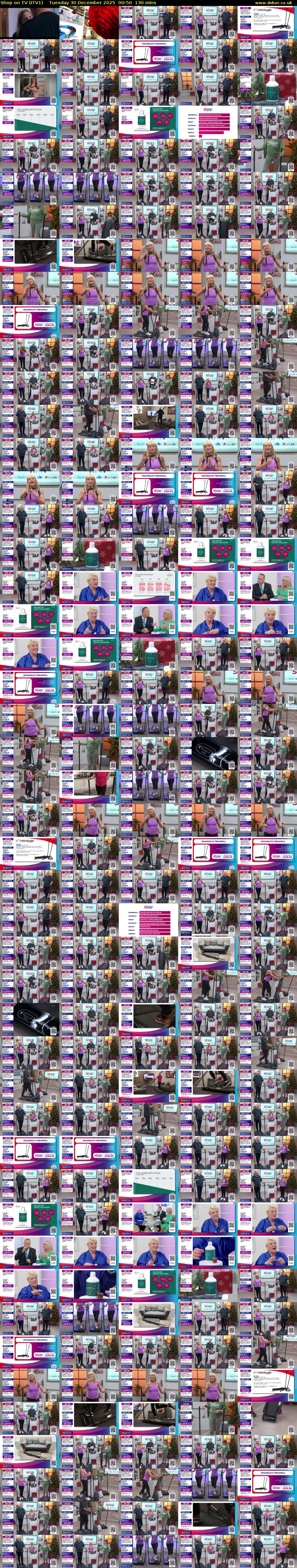 Shop on TV (ITV1) Tuesday 30 December 2025 00:50 - 03:00