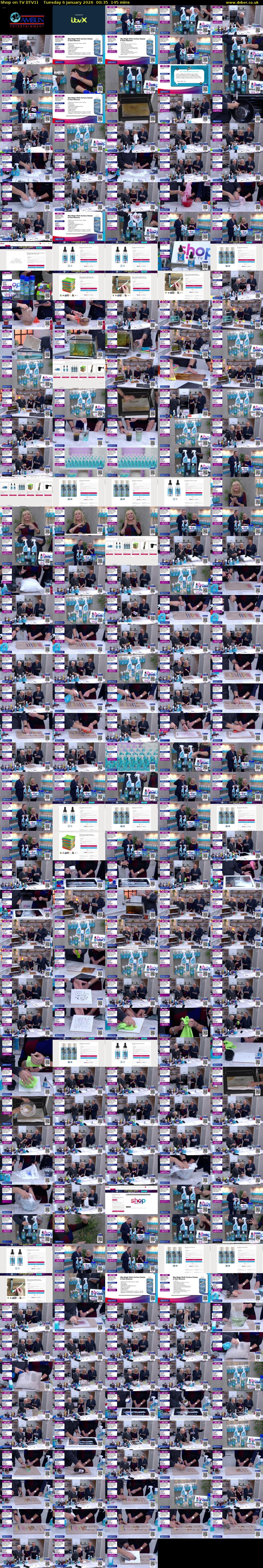 Shop on TV (ITV1) Tuesday 6 January 2026 00:35 - 03:00