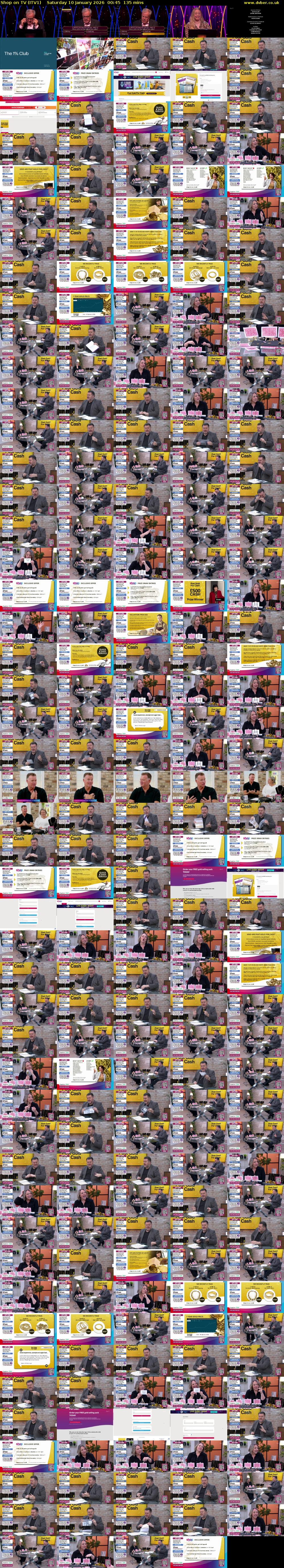 Shop on TV (ITV1) Saturday 10 January 2026 00:45 - 03:00