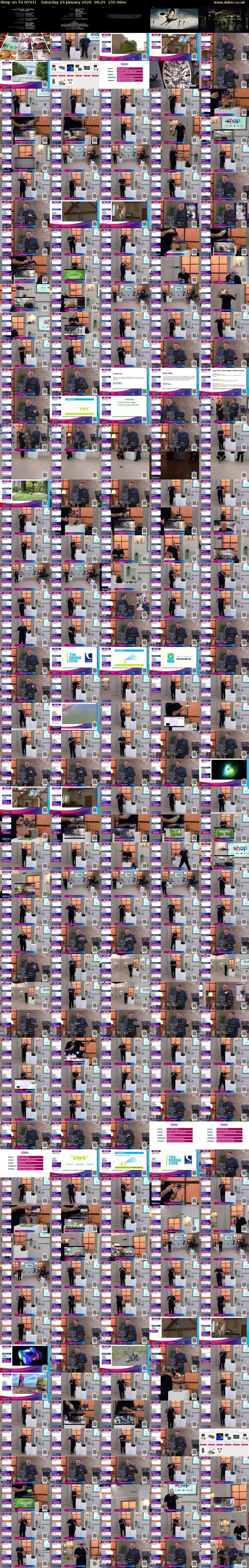 Shop on TV (ITV1) Saturday 24 January 2026 00:25 - 03:00