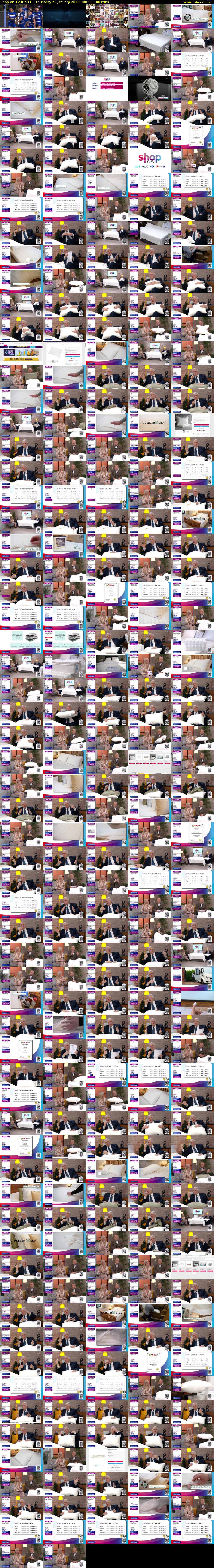 Shop on TV (ITV1) Thursday 29 January 2026 00:00 - 03:00