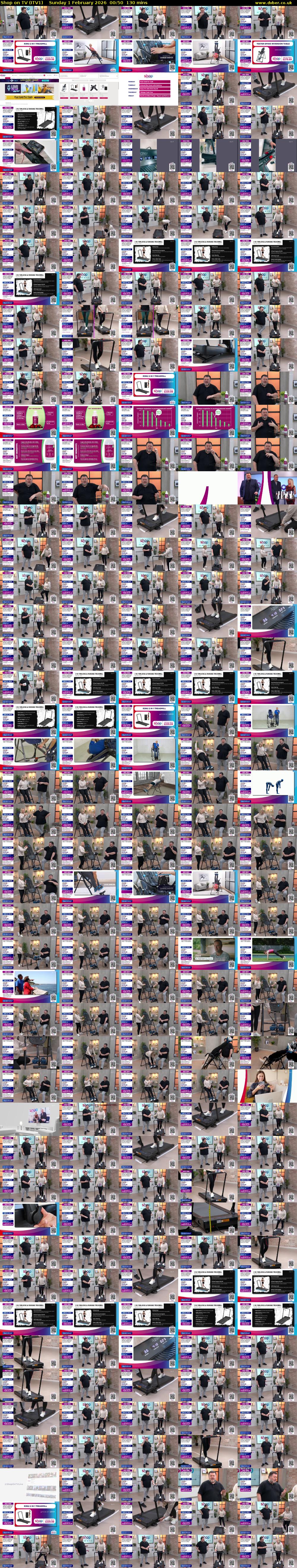 Shop on TV (ITV1) Sunday 1 February 2026 00:50 - 03:00