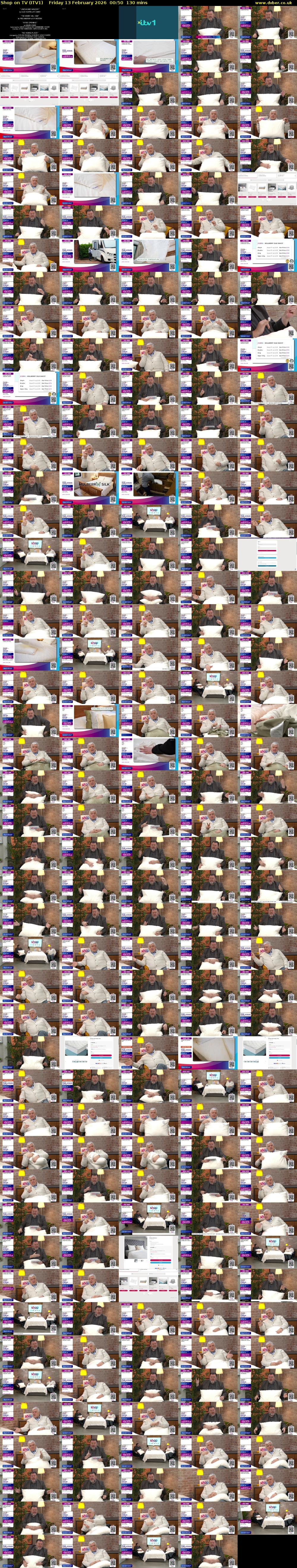 Shop on TV (ITV1) Friday 13 February 2026 00:50 - 03:00