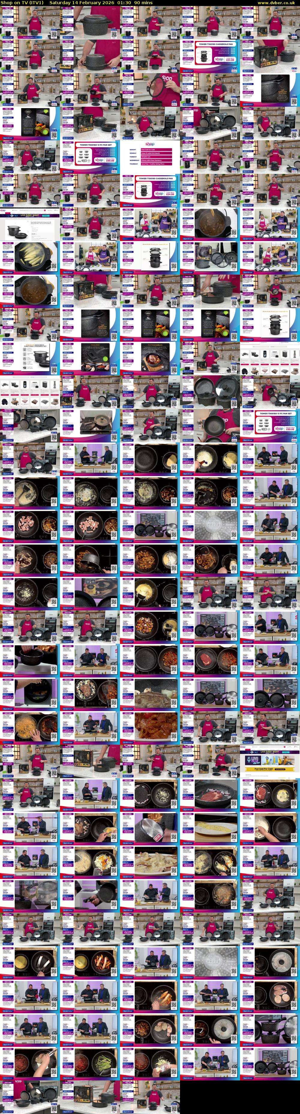 Shop on TV (ITV1) Saturday 14 February 2026 01:30 - 03:00