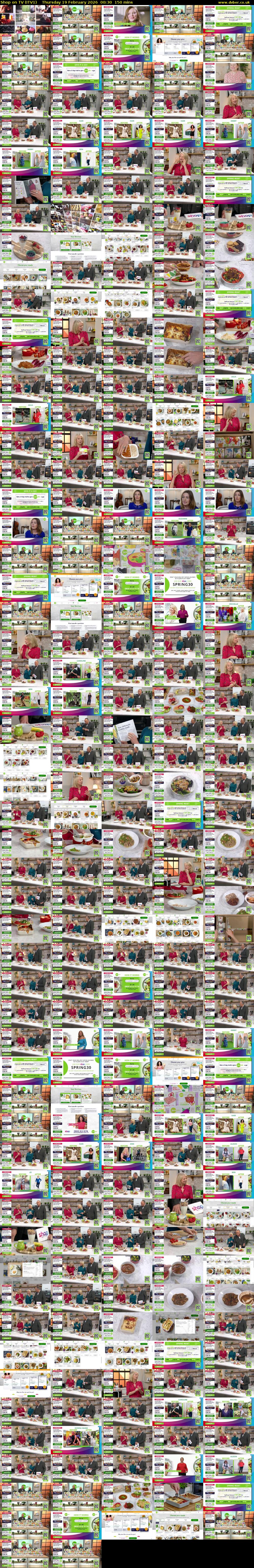 Shop on TV (ITV1) Thursday 19 February 2026 00:30 - 03:00