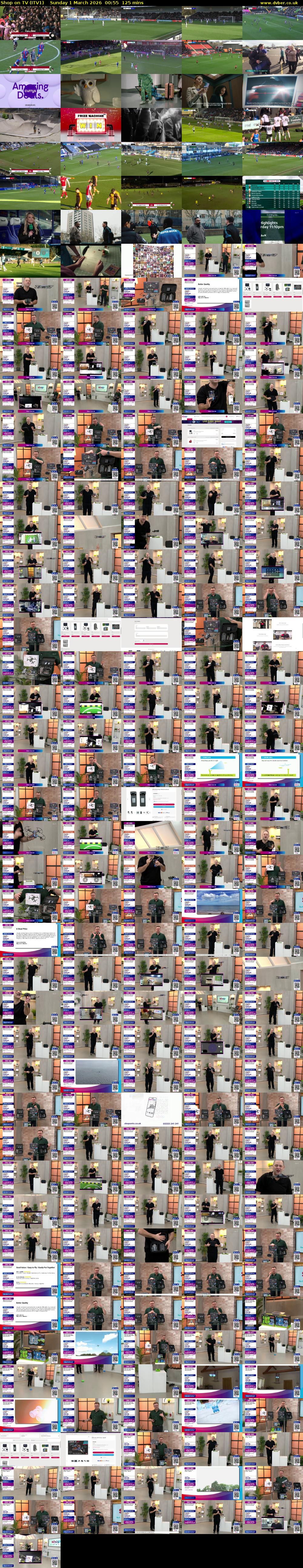 Shop on TV (ITV1) Sunday 1 March 2026 00:55 - 03:00