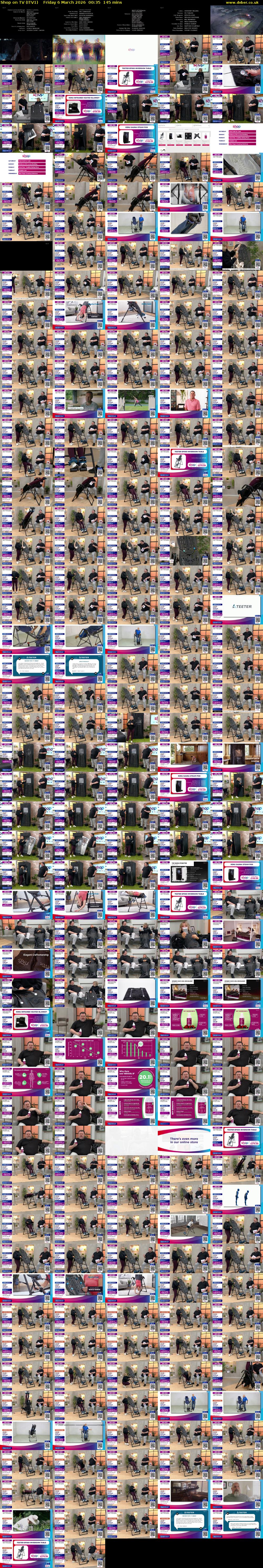 Shop on TV (ITV1) Friday 6 March 2026 00:35 - 03:00