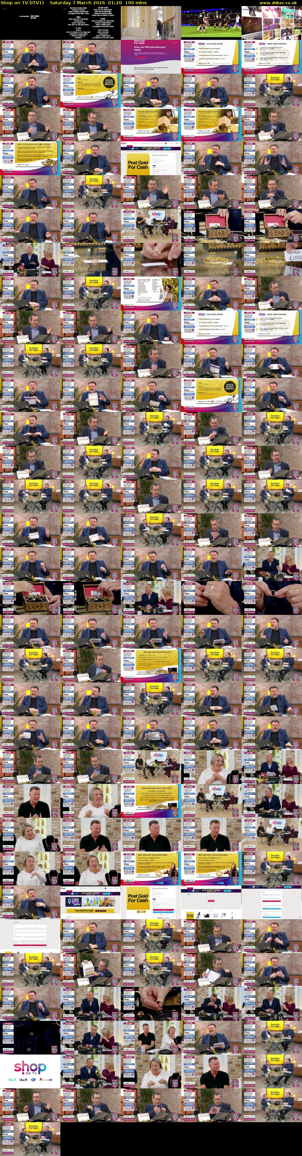 Shop on TV (ITV1) Saturday 7 March 2026 01:20 - 03:00