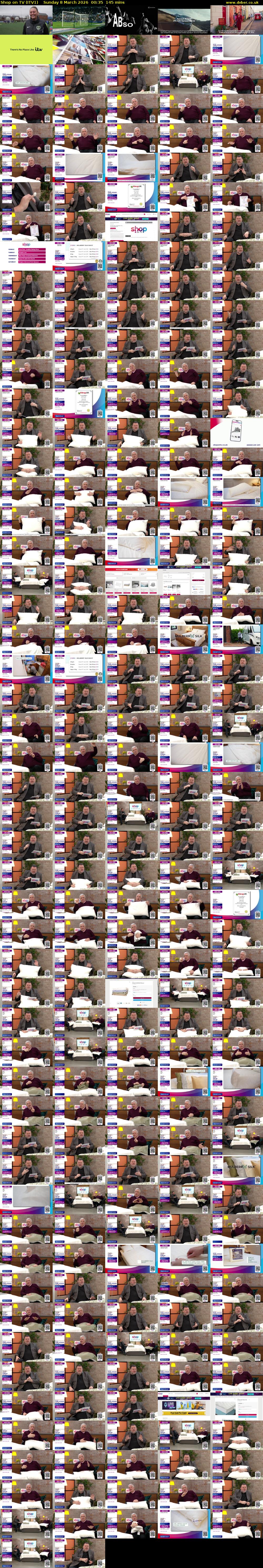 Shop on TV (ITV1) Sunday 8 March 2026 00:35 - 03:00