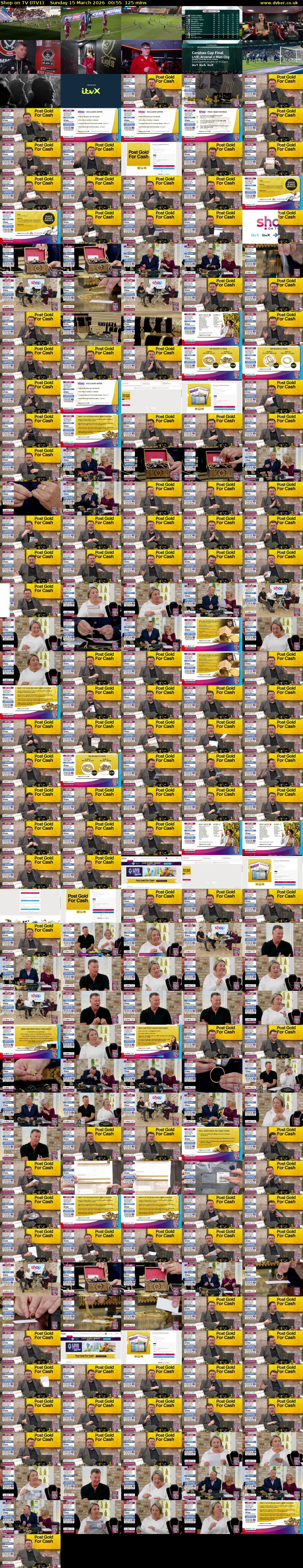 Shop on TV (ITV1) Sunday 15 March 2026 00:55 - 03:00