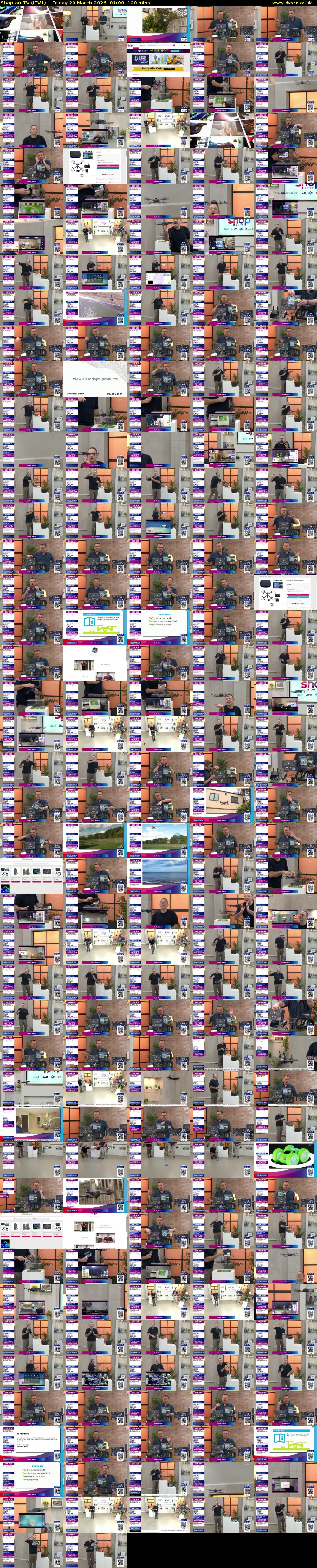 Shop on TV (ITV1) Friday 20 March 2026 01:00 - 03:00