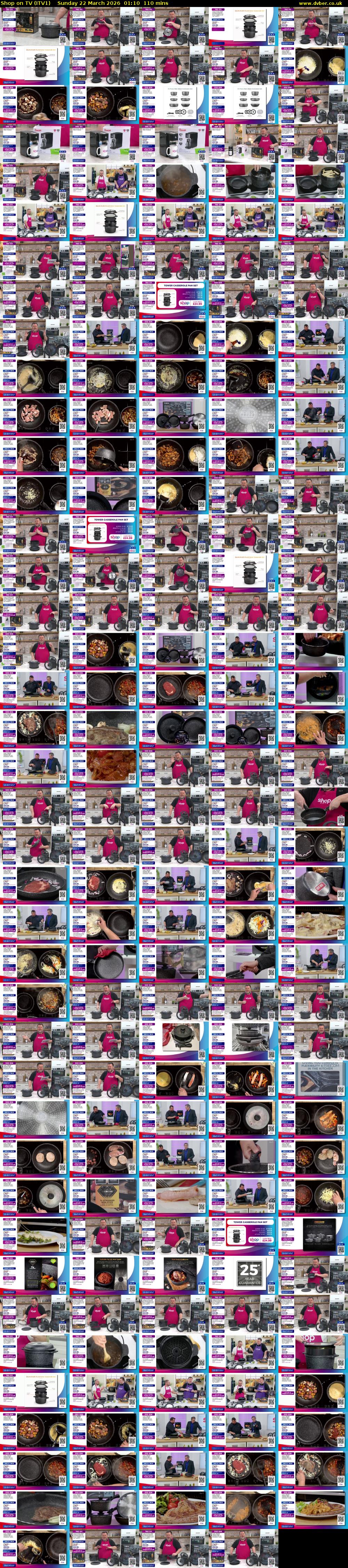 Shop on TV (ITV1) Sunday 22 March 2026 01:10 - 03:00