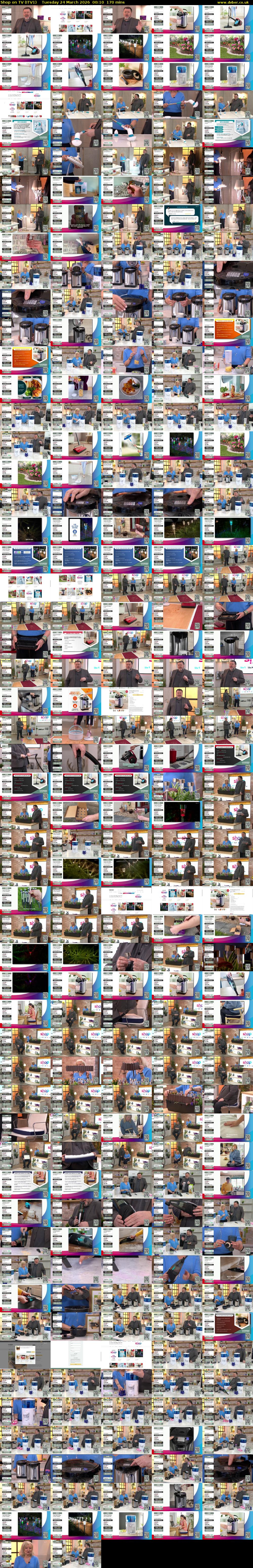 Shop on TV (ITV1) Tuesday 24 March 2026 00:10 - 03:00