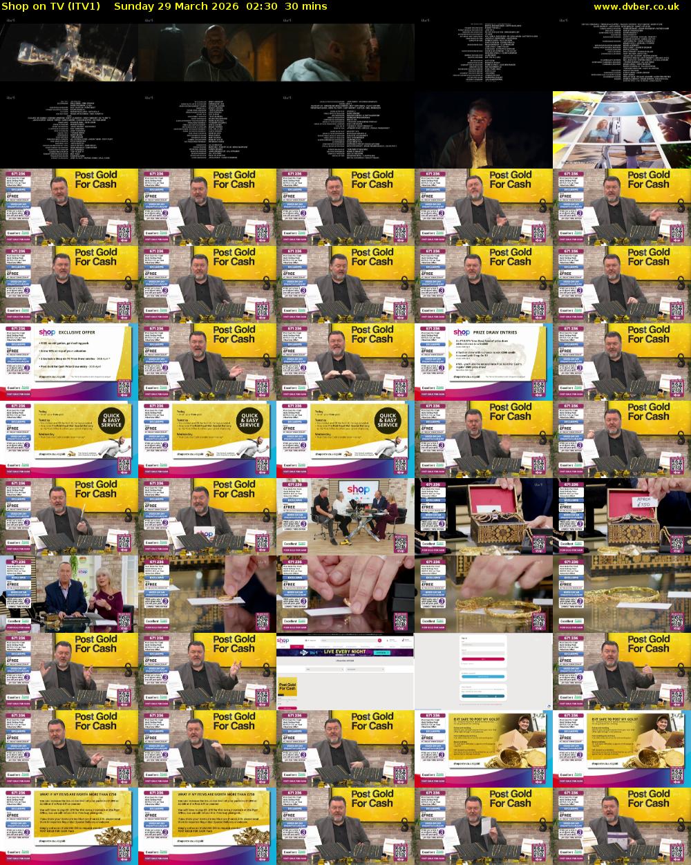 Shop on TV (ITV1) Sunday 29 March 2026 02:30 - 03:00