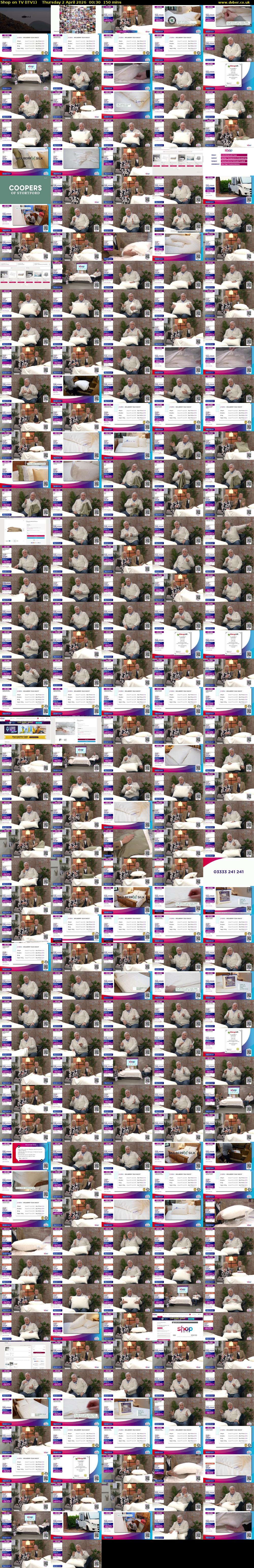 Shop on TV (ITV1) Thursday 2 April 2026 00:30 - 03:00