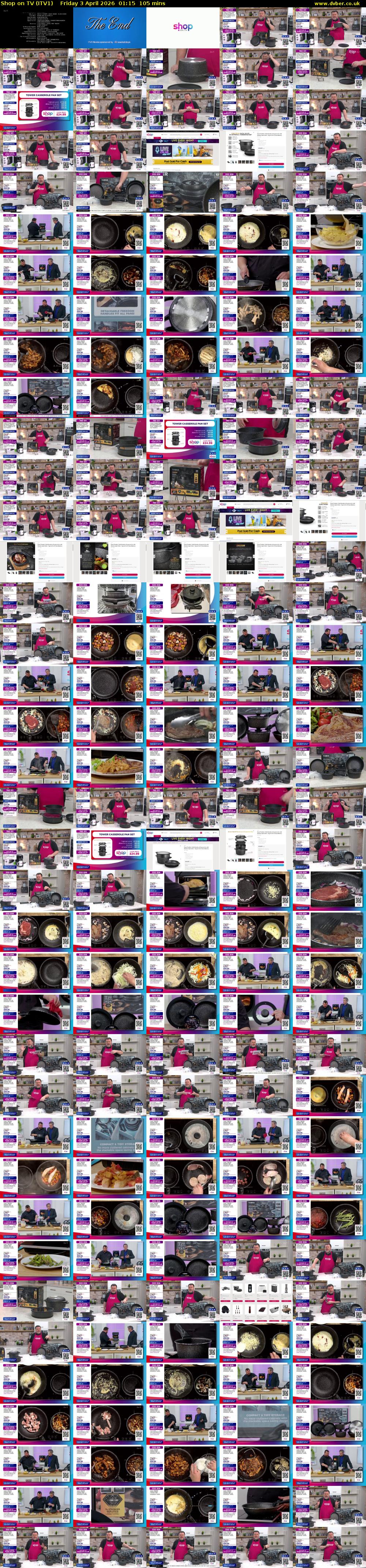 Shop on TV (ITV1) Friday 3 April 2026 01:15 - 03:00