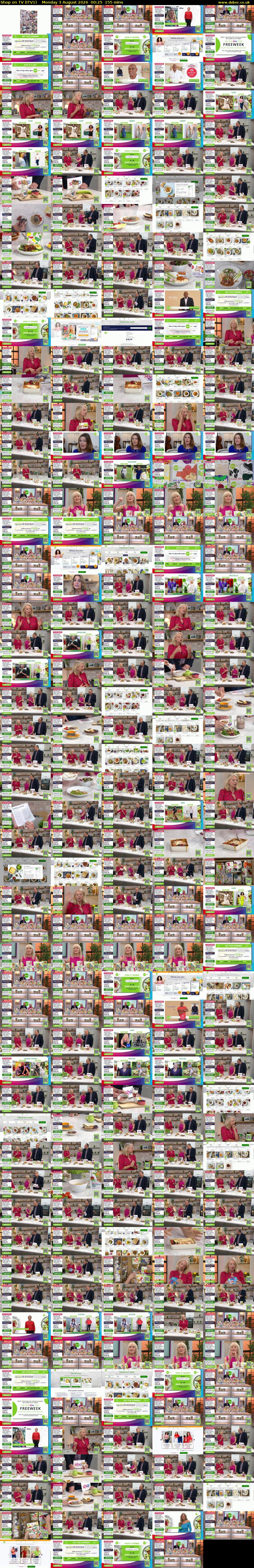Shop on TV (ITV1) Monday 3 August 2026 00:25 - 03:00