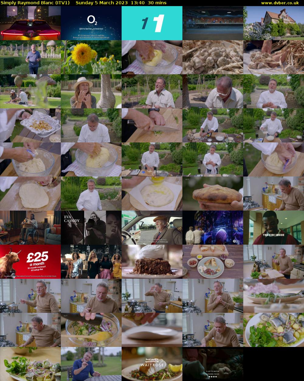 Simply Raymond Blanc (ITV1) Sunday 5 March 2023 13:40 - 14:10