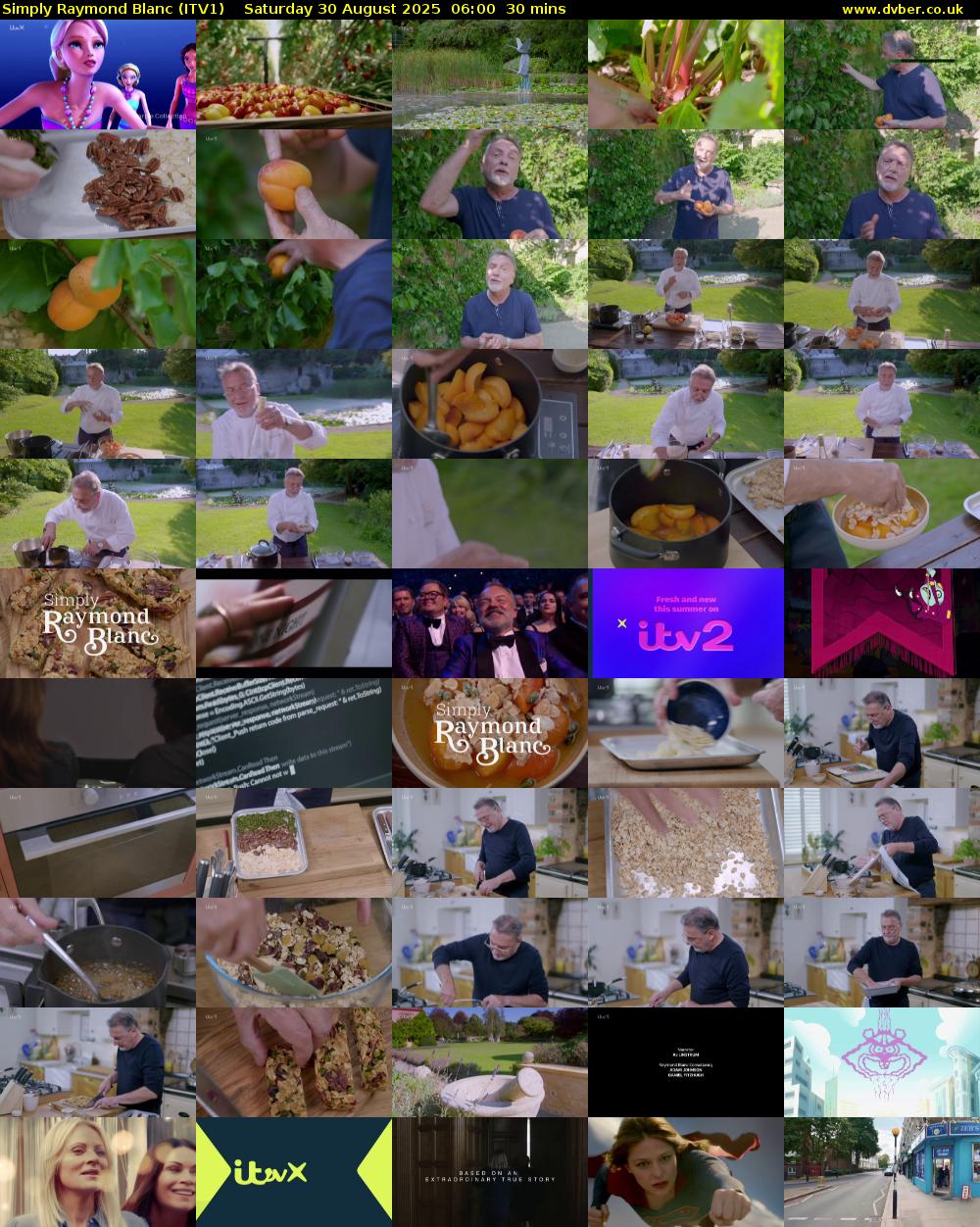 Simply Raymond Blanc (ITV1) Saturday 30 August 2025 06:00 - 06:30
