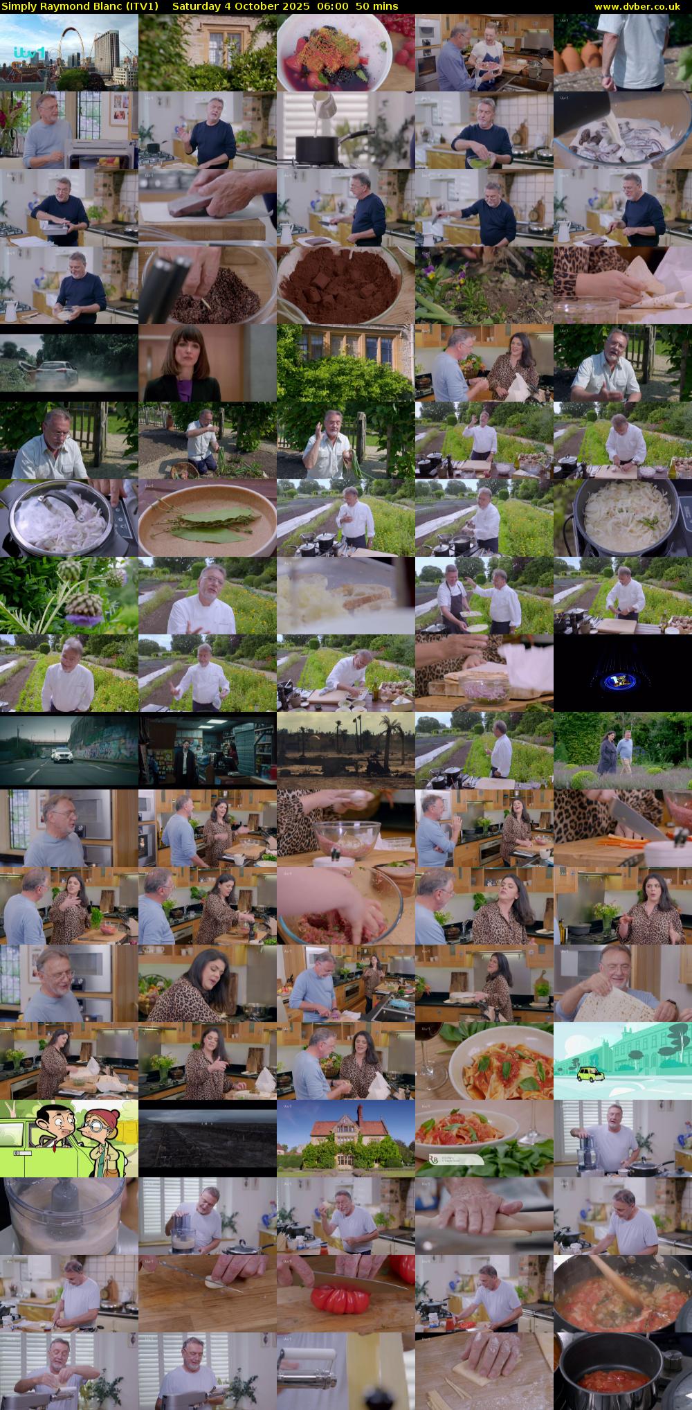 Simply Raymond Blanc (ITV1) Saturday 4 October 2025 06:00 - 06:50