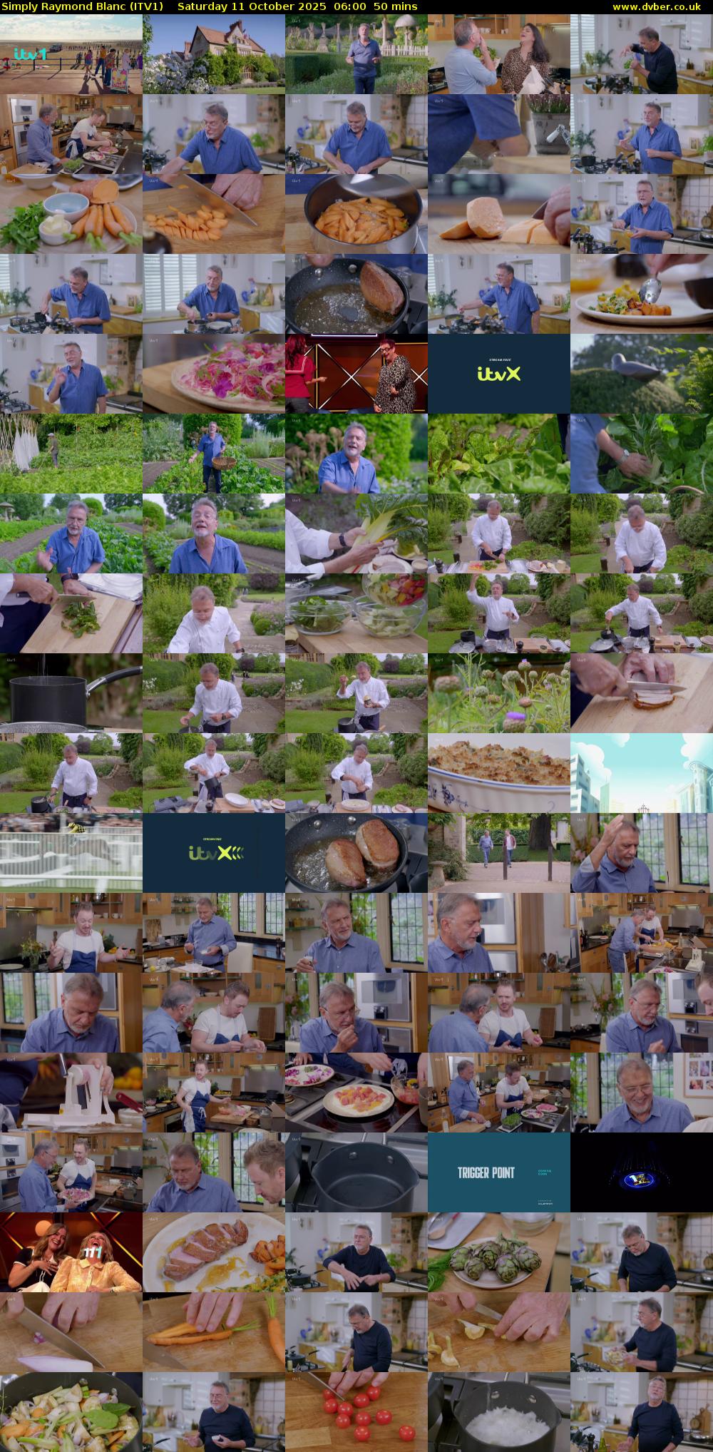 Simply Raymond Blanc (ITV1) Saturday 11 October 2025 06:00 - 06:50