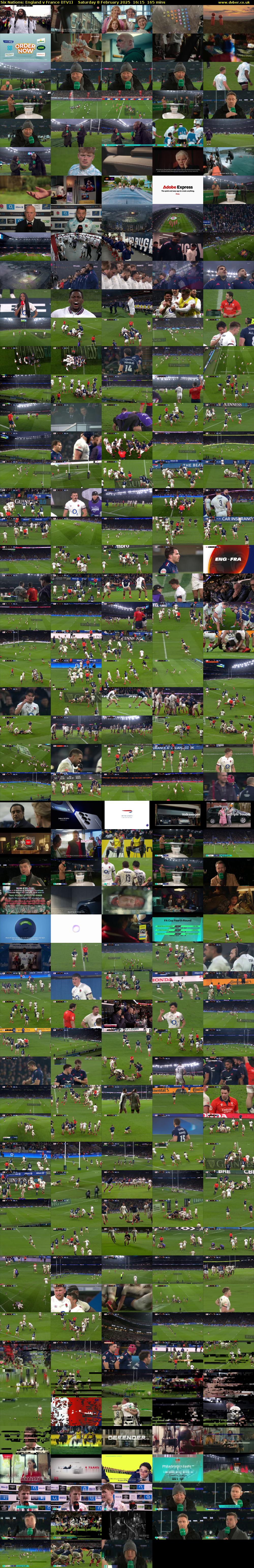 Six Nations: England v France (ITV1) Saturday 8 February 2025 16:15 - 19:00