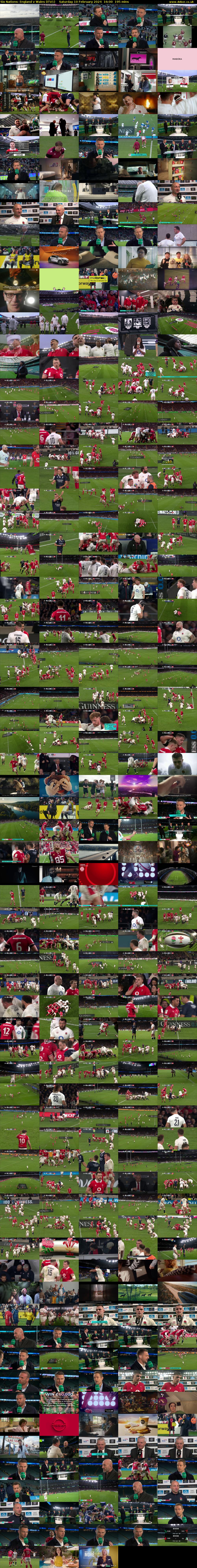 Six Nations: England v Wales (ITV1) Saturday 10 February 2024 16:00 - 19:15