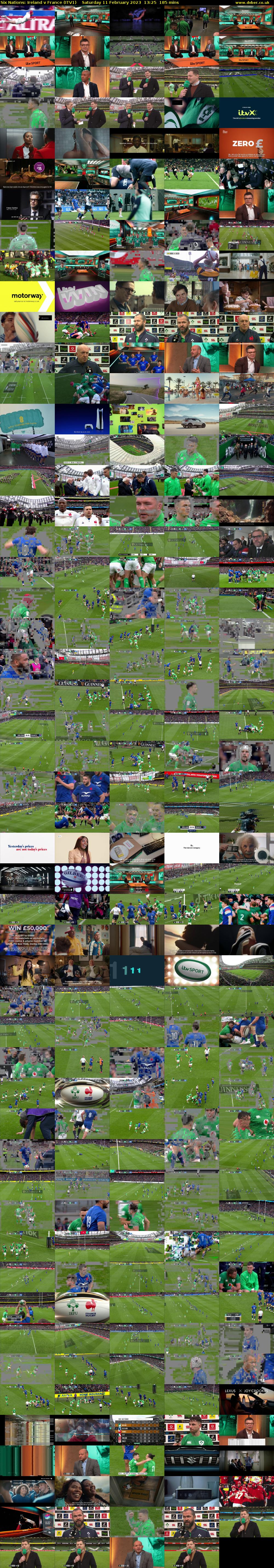 Six Nations: Ireland v France (ITV1) Saturday 11 February 2023 13:25 - 16:30
