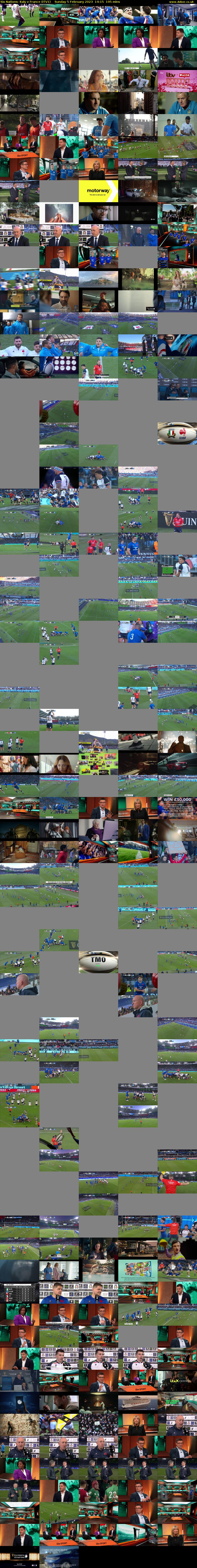 Six Nations: Italy v France (ITV1) Sunday 5 February 2023 14:15 - 17:30