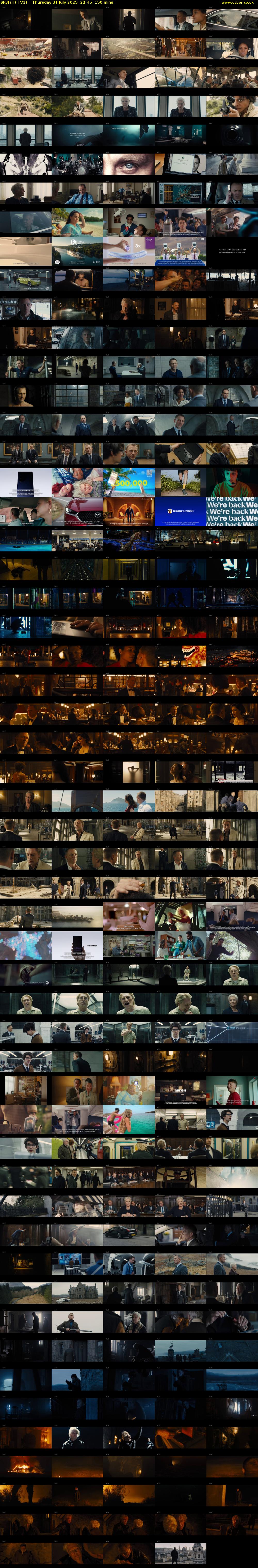 Skyfall (ITV1) Thursday 31 July 2025 22:45 - 01:15