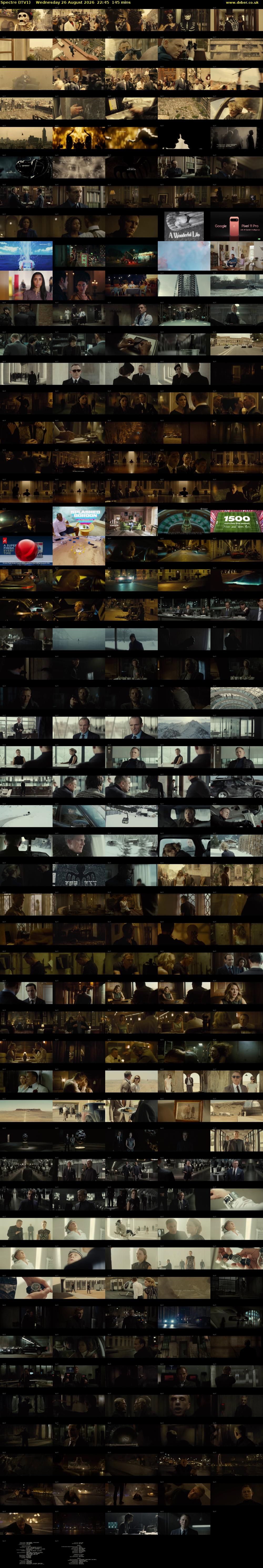 Spectre (ITV1) Wednesday 26 August 2026 22:45 - 01:10