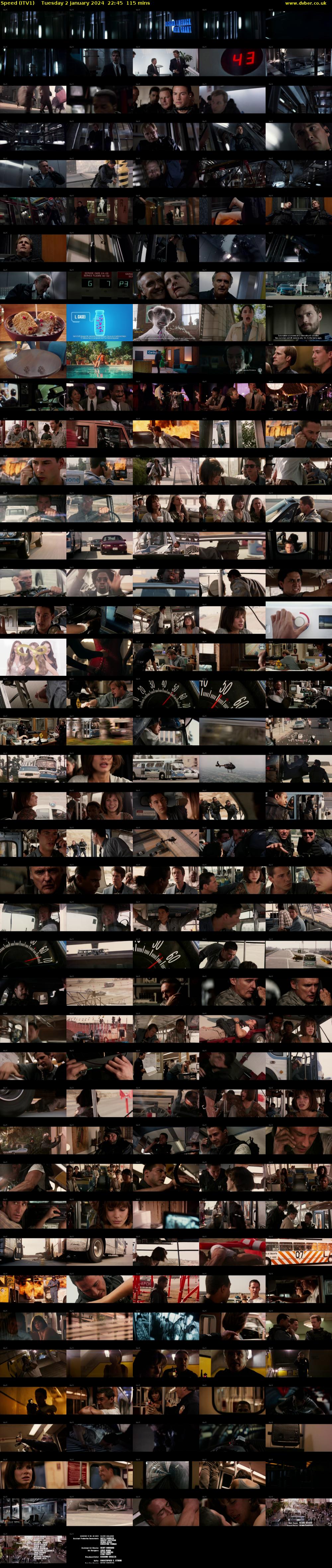 Speed (ITV1) Tuesday 2 January 2024 22:45 - 00:40