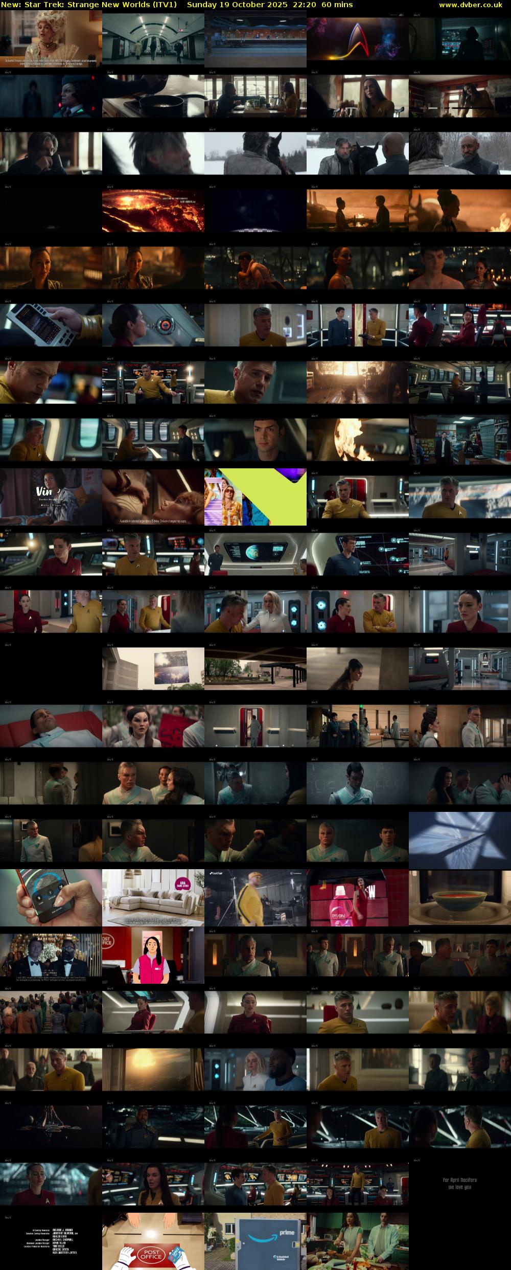 Star Trek: Strange New Worlds (ITV1) Sunday 19 October 2025 22:20 - 23:20