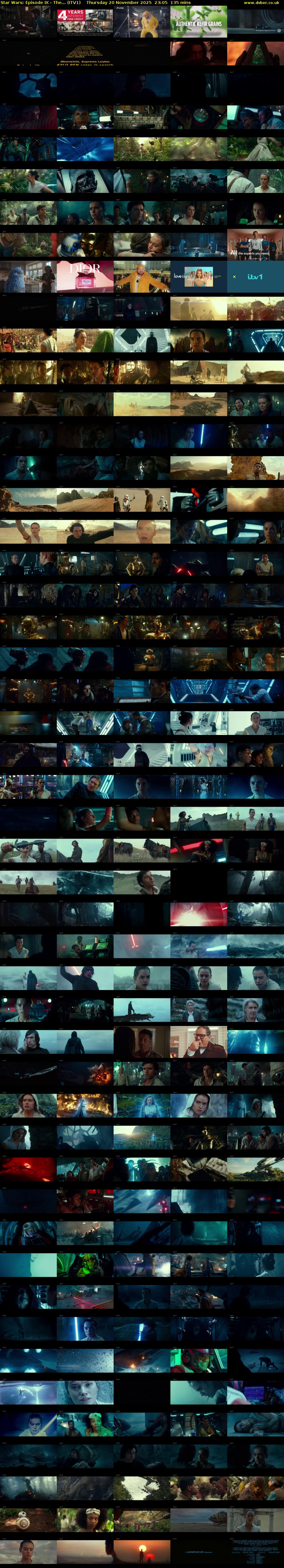 Star Wars: Episode IX - The... (ITV1) Thursday 20 November 2025 23:05 - 01:20