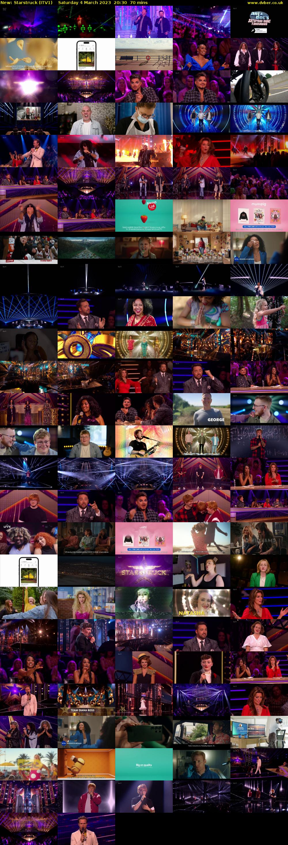 Starstruck (ITV1) Saturday 4 March 2023 20:30 - 21:40
