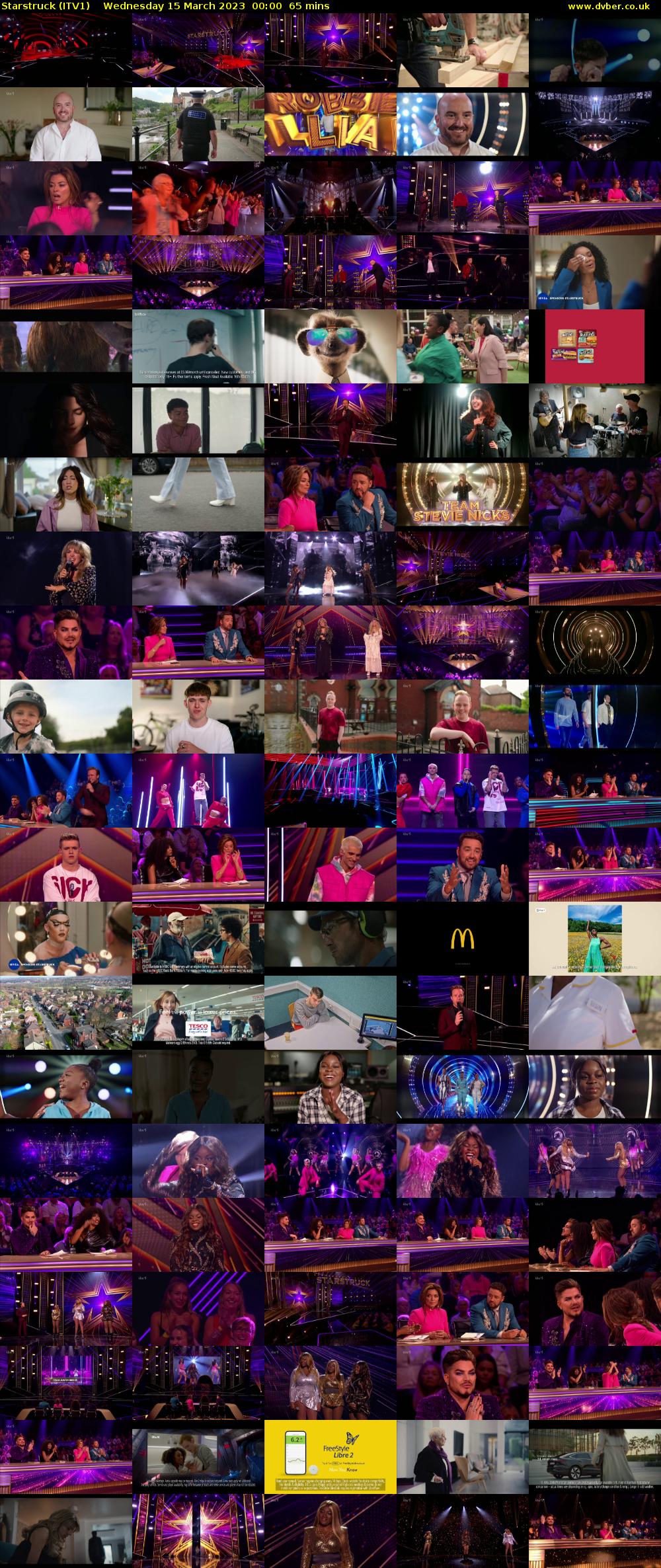 Starstruck (ITV1) Wednesday 15 March 2023 00:00 - 01:05