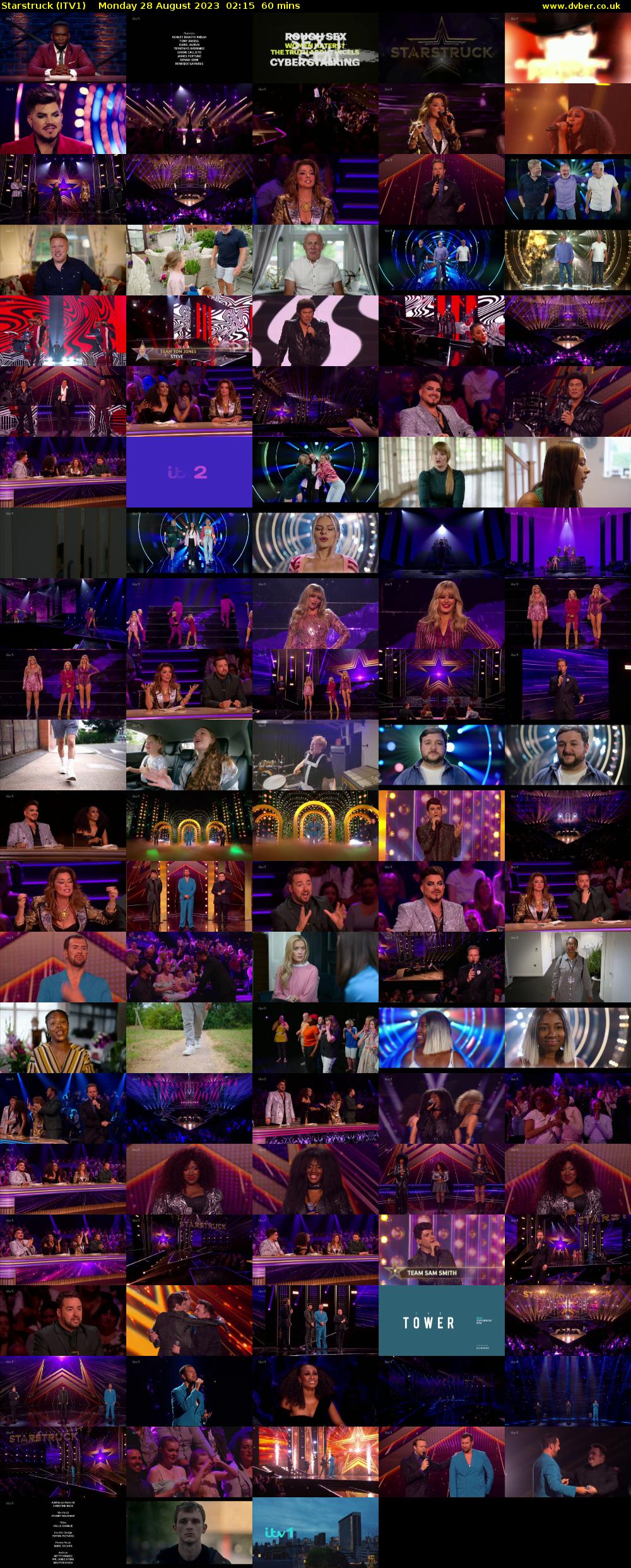 Starstruck (ITV1) Monday 28 August 2023 02:15 - 03:15